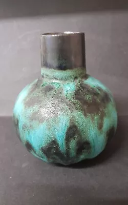 Buy Ruscha Keramik Vase 823 MCM West German Pottery Fat Lava Vase H 15 Cm • 40£