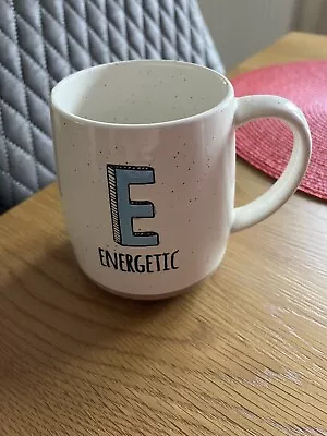 Buy Tesco Personality Letter  E   Energetic Mug  - Ideal Present Gift Birthday - New • 6.95£