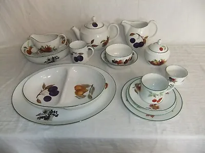 Buy C4 Porcelain Royal Worcester - Evesham Vale - Vintage 1986 Tableware - 4A4A • 8.99£