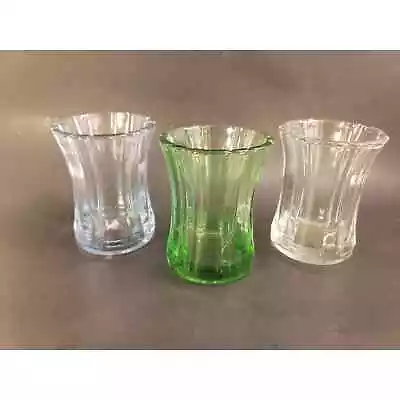 Buy Vintage Set Of 3 Glass Votive Candle Holders Southern Living Handmade In Mexico • 16.60£