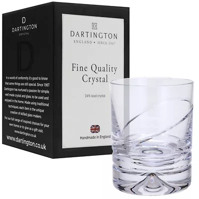 Buy Dartington Crystal Whisky Glass Helix Old Fashioned Hand Made • 31£