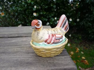 Buy Antique Pearlware Miniature Hen On Nest Tureen  Staffordshire C19th VGC • 78£