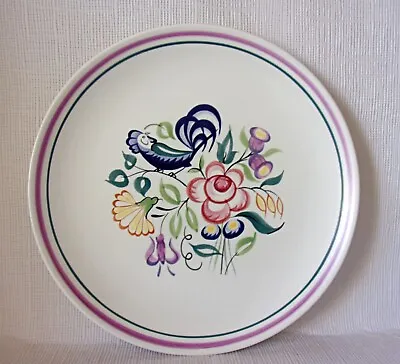 Buy POOLE TRADITIONAL WARE HAND PAINTED 250mm PLATE - IMMAULATE • 5.75£