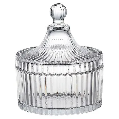 Buy Candy Jar Dry Fruit Bowl With Lid Jelly Decorative Glass Sweet Snacks Container • 9.99£