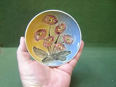Buy Vintage Jo Lester Isle Of Wight Pottery Poppy Design Round 12.5cm Pin Dish Bowl • 9.99£