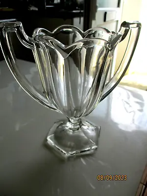 Buy Geo. Davidson Chippendale Glass Handled Celery Vase • 5£