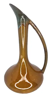 Buy Anna Van Briggle 11.75 X 6   MCM Ewer Brown Drip Glaze Ca 1960s • 62.34£