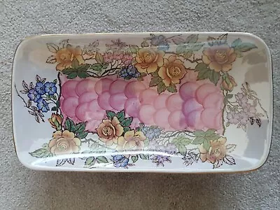 Buy Vintage Mailing Luster Pottery Oblong Dish Design Rosine In Excellent Condition • 10£