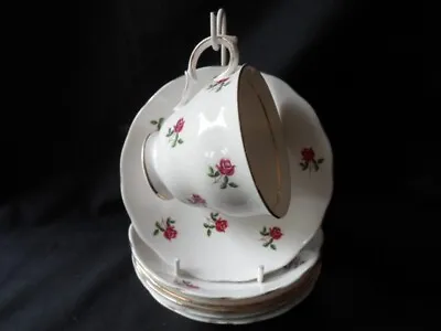 Buy Colclough Bone China Fragrance - Pink Rose Bud  - Cup And Saucer • 6£