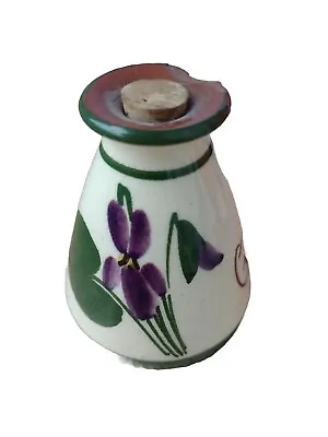 Buy Vintage Devon Violets Pot/Scent Bottle Motto Ware Watcombe Torquay  • 11.95£