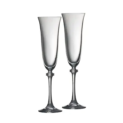 Buy Galway Crystal Liberty Champagne Flutes Pair Brand New In Gift Box  • 24.99£