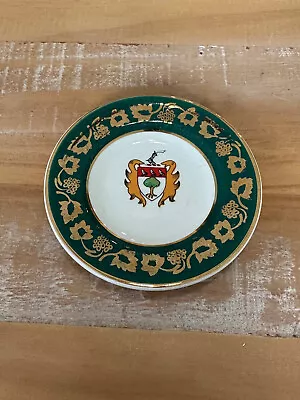 Buy Arklow Pottery Sole Suppliers Family Crest Mini Plate Dublin Ireland • 26.85£