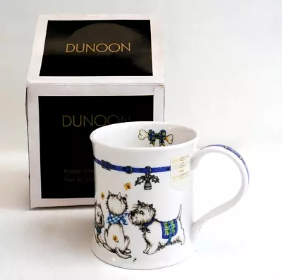 Buy Dunoon Cherry Denman Bone China Westie Mug In Box  • 9.99£