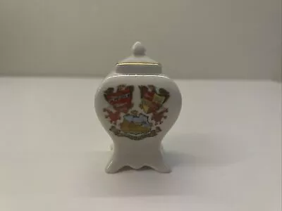Buy Crested China - Llandudno Crest - Queen Anne Tea Caddy • 5.99£
