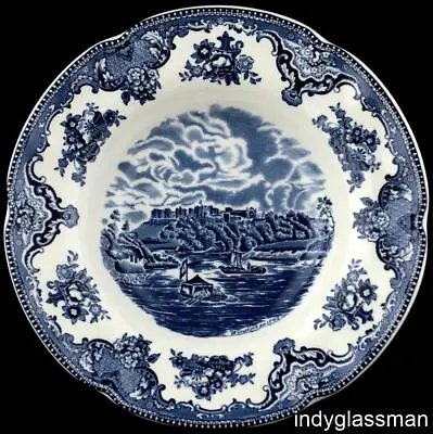 Buy Johnson Brothers OLD BRITAIN CASTLES BLUE 1883 Rimmed Soup Bowl NMC (2 Left) • 10.19£