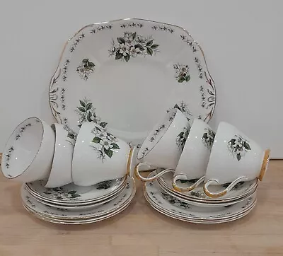 Buy Ridgway Potteries Royal Adderley Simplicity Teacups, Saucers, Plates, Cake Plate • 22£