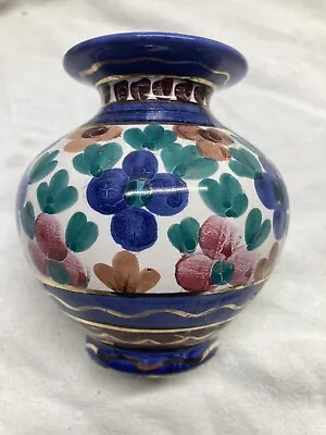 Buy Flora Gouda Holland Pottery 4.5” Floral Vase  Made In Holland • 24.13£