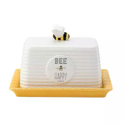Buy English Tableware Company Bee Happy Butter Dish • 15.30£