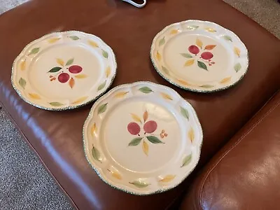 Buy St Michael Damson Plates 8 Inch Vintage M & S  Floral Pattern Ceramic Set X 3 • 18.99£
