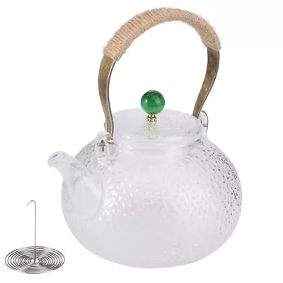 Buy Whistling Tea Kettle Teapot Loose Tea Tea Kettle Handle Clear Teapot • 21.59£