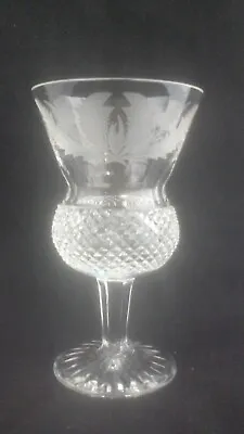 Buy Edinburgh Crystal Thistle Wine Glass • 60£