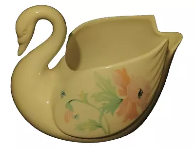 Buy Royal Winton Fine Ceramic Swan Shape Planter Pot Pastel Floral Design Vintage  • 16.95£
