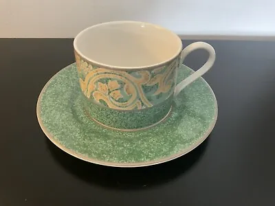 Buy BHS Green VALENCIA  Tea Cup And Saucer Excellent Condition • 3.99£