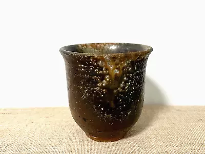 Buy Woodfired Unglazed Pottery Earthenware Handmade Teacup Yunomi Coffee Cup Signed • 42.69£