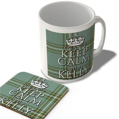 Buy I Can't Keep Calm I'm A Kelly - Kelly Dress Tartan - (Crown) - Scottish Mug A... • 12.99£