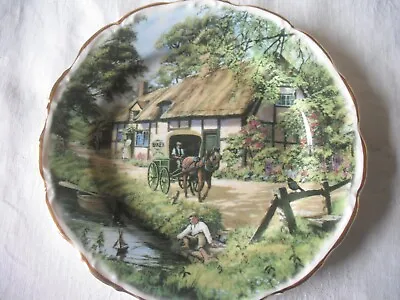 Buy BAKER Horse & Cart Passing COTTAGE By Sheltonian China Plate • 6.99£