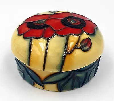 Buy Vintage Old Tupton Ware Small Lidded Trinket Box - Red Poppies Pattern - Mint • 9.95£