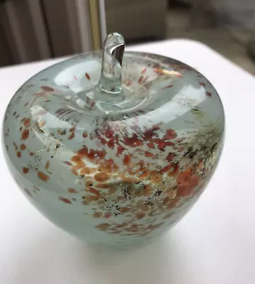 Buy Glass Apple Paperweight/ Ornament • 15.99£