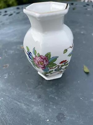 Buy Aynsley 8cm Bone China Pembroke Vase In Excellent Condition, No Cracks/chips • 0.99£