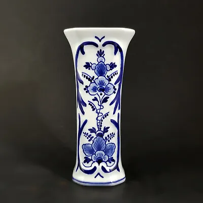 Buy Royal Delft Bud Flower Vase 6  Blue Floral Koninklijke Porceleyne Fles • 41.94£