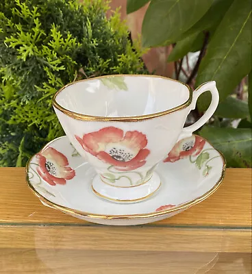 Buy Royal Albert 100 Years 1970 Poppy Tea Cup & Saucer - Brand New 1st Quality • 29.99£