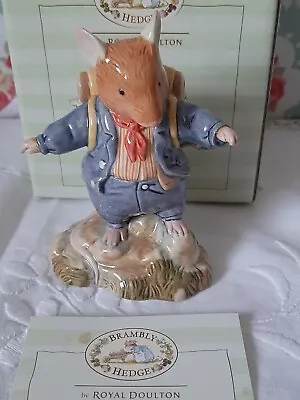 Buy Royal Doulton Brambly Hedge FLAX  WEAVER Boxed Cert DBH55 Figure • 15.99£