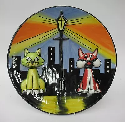 Buy Very Rare Limited Edition 2/6 Lorna Bailey Charger/Plaque The Cat's Chorus • 375£