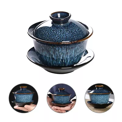 Buy Charming Blue Chinese Porcelain Tea Set - Lid And Saucer Included • 15.95£