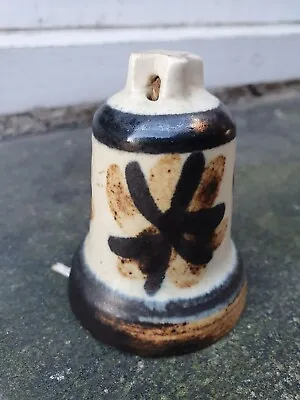 Buy Vintage Celtic Studio Pottery Newlyn Cornwall Hand Painted Ceramic Small Bell • 24.95£