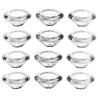 Buy 3/6/12 Set Cut Crystal Glass Tealight Candle Holders Home Décor Wedding Display • 14.99£