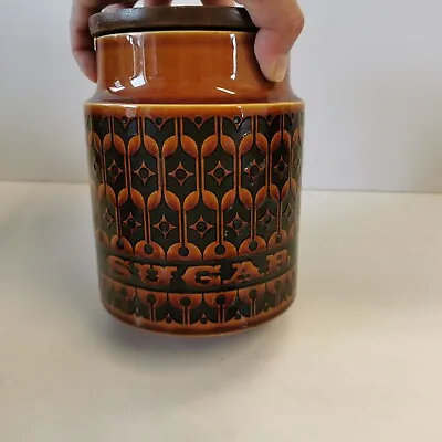 Buy Hornsea Pottery Heirloom Storage Sugar Jar Vintage Rare Retro 1970's  • 15.99£