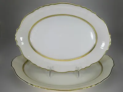 Buy Syracuse China Cornwall Platters Set Of 2 Different Sizes (14  & 12 ) • 38.56£