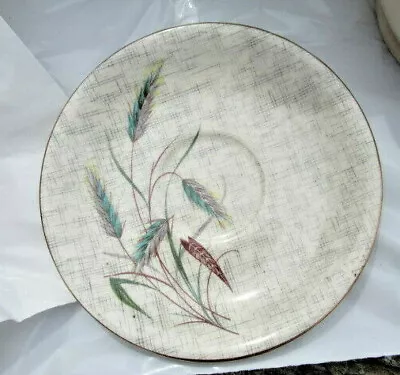 Buy Vintage Saucer Alfred Meakin Pottery Approx  12 Cm Dia Corn Design • 2.95£