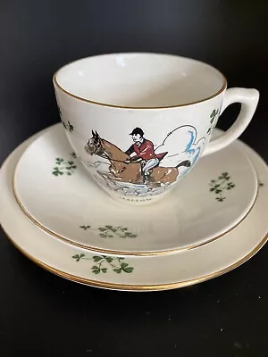 Buy Vintage Carrigaline Pottery County Cork Cup Saucer And Side Plate MALLOW • 10.99£