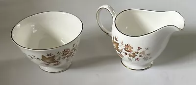 Buy Vintage Bone China Colclough    Autumn Leaves  Design Sugar Bowl & Jug Creamer • 7.99£