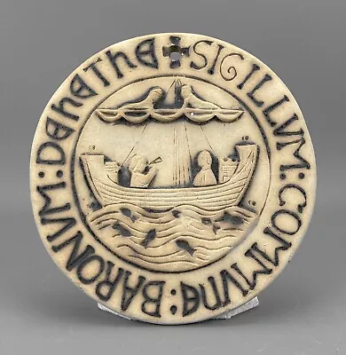 Buy Vintage BAYLE POTTERY Replica 12th CENTURY TOWN SEAL OF HYTHE (Kent) - 14.3cm • 22.46£