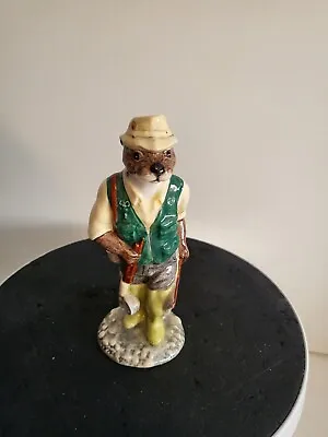 Buy Beswick 1990's  Fisherman Otter ECF2 14.5cmh In Great Condition • 16.99£