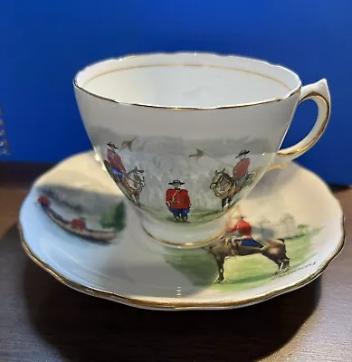 Buy Royal Vale Bone China  Made In England. Cup And Saucer RCMP • 11.38£