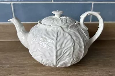 Buy Coalport Countryware Cabbage Leaf Teapot White 2 Pint Large A/F • 19.99£