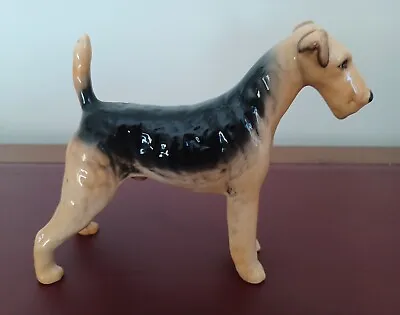 Buy Beswick Large Airedale Terrier  Cast Iron Monarch , Model 962. Good Condition. • 22.50£